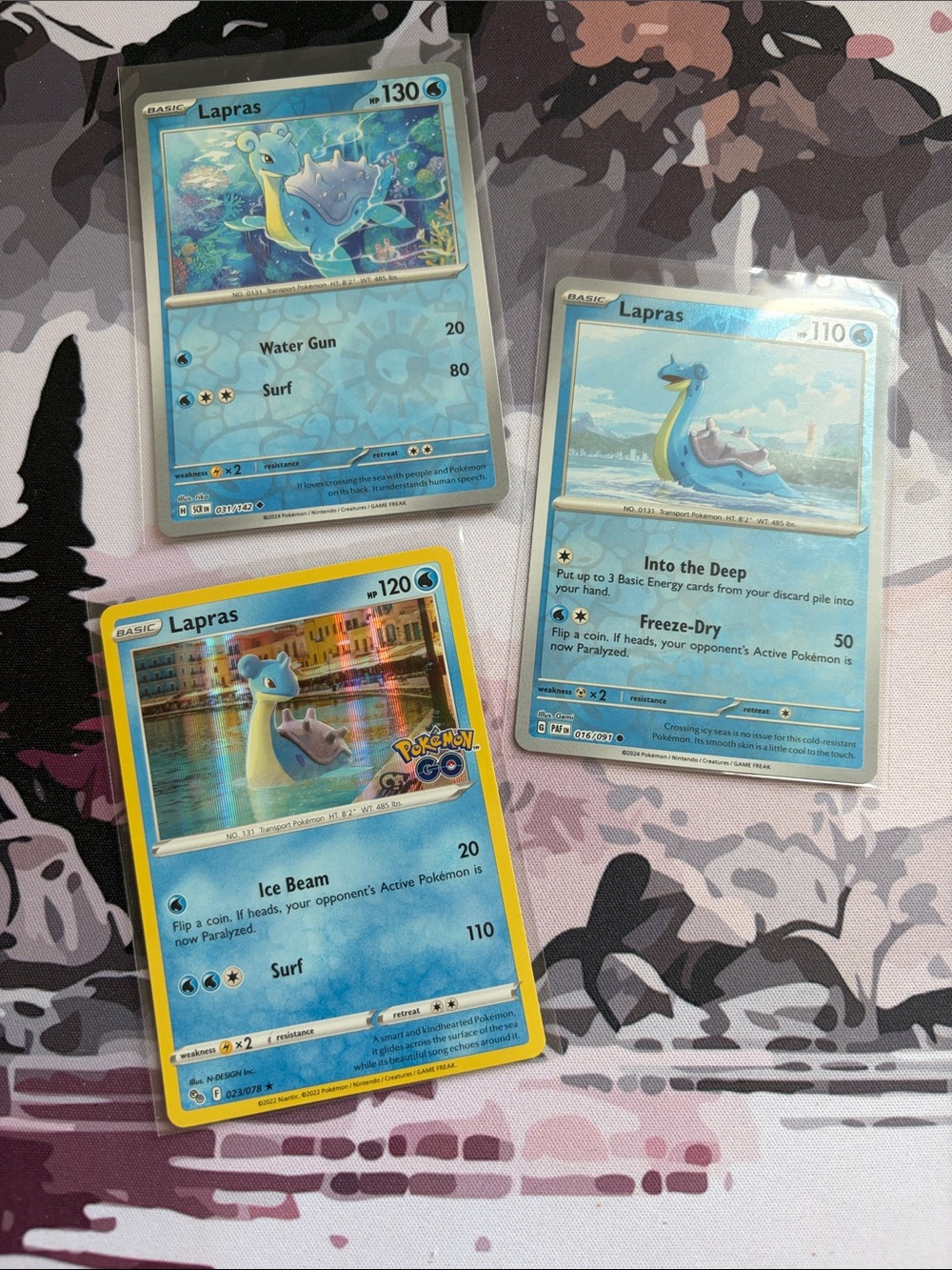 🌊 Lapras Pokémon Holo & Reverse Holo Card Lot | 3 Cards ✨5/$25✨